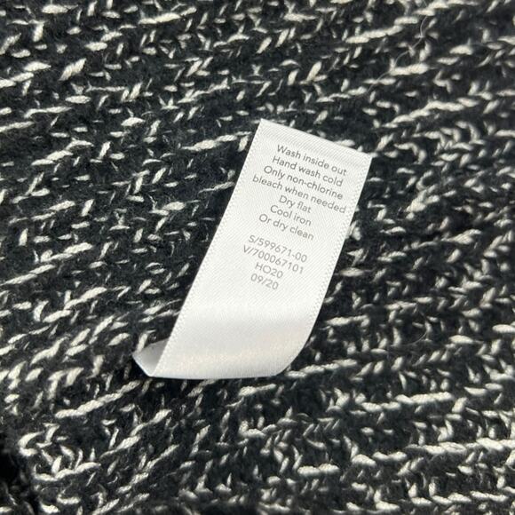 Athleta Sierra Wool Blend Crewneck Sweater in Black Marl Size XS - Picture 7 of 7